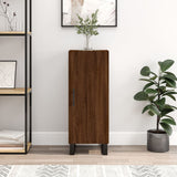 Credenza Rovere Marrone 34,5x34x90 cm in Legno truciolato