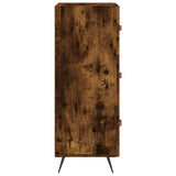 Credenza Rovere Fumo 34,5x34x90 cm in Legno truciolato