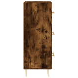 Credenza Rovere Fumo 34,5x34x90 cm in Legno truciolato