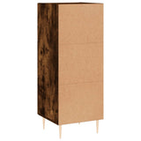 Credenza Rovere Fumo 34,5x34x90 cm in Legno truciolato