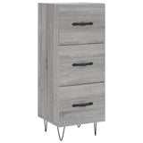Credenza Grigio Sonoma 34,5x34x90 cm in Legno truciolato