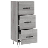 Credenza Grigio Sonoma 34,5x34x90 cm in Legno truciolato