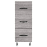 Credenza Grigio Sonoma 34,5x34x90 cm in Legno truciolato