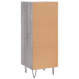 Credenza Grigio Sonoma 34,5x34x90 cm in Legno truciolato