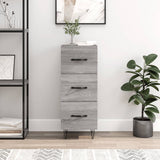 Credenza Grigio Sonoma 34,5x34x90 cm in Legno truciolato