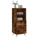 Credenza Rovere Fumo 34,5x34x90 cm in Legno truciolato
