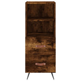 Credenza Rovere Fumo 34,5x34x90 cm in Legno truciolato
