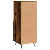 Credenza Rovere Fumo 34,5x34x90 cm in Legno truciolato