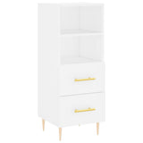 Credenza Bianca 34,5x34x90 cm in Legno truciolato
