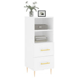 Credenza Bianca 34,5x34x90 cm in Legno truciolato