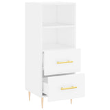 Credenza Bianca 34,5x34x90 cm in Legno truciolato