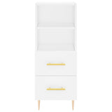 Credenza Bianca 34,5x34x90 cm in Legno truciolato