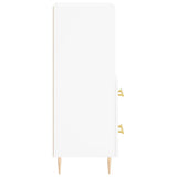 Credenza Bianca 34,5x34x90 cm in Legno truciolato