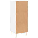 Credenza Bianca 34,5x34x90 cm in Legno truciolato