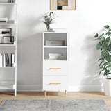 Credenza Bianca 34,5x34x90 cm in Legno truciolato