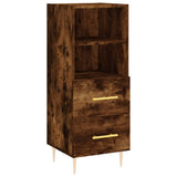 Credenza Rovere Fumo 34,5x34x90 cm in Legno truciolato