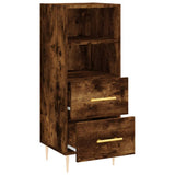 Credenza Rovere Fumo 34,5x34x90 cm in Legno truciolato