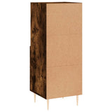 Credenza Rovere Fumo 34,5x34x90 cm in Legno truciolato