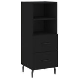 Credenza Nero 34,5x34x90 cm in Legno truciolato