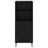 Credenza Nero 34,5x34x90 cm in Legno truciolato