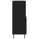 Credenza Nero 34,5x34x90 cm in Legno truciolato