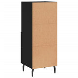 Credenza Nero 34,5x34x90 cm in Legno truciolato