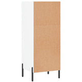 Credenza Bianca 34,5x32,5x90 cm in Legno truciolato