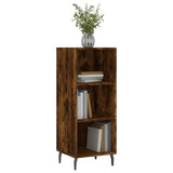 Credenza Rovere Fumo 34,5x32,5x90 cm in Legno truciolato