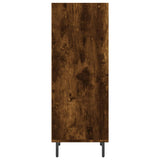 Credenza Rovere Fumo 34,5x32,5x90 cm in Legno truciolato