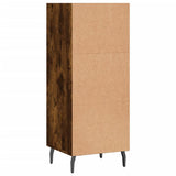 Credenza Rovere Fumo 34,5x32,5x90 cm in Legno truciolato