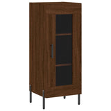 Credenza Rovere Marrone 34,5x34x90 cm in Legno truciolato