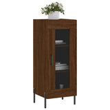 Credenza Rovere Marrone 34,5x34x90 cm in Legno truciolato