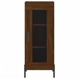 Credenza Rovere Marrone 34,5x34x90 cm in Legno truciolato