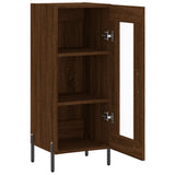 Credenza Rovere Marrone 34,5x34x90 cm in Legno truciolato