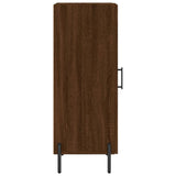 Credenza Rovere Marrone 34,5x34x90 cm in Legno truciolato