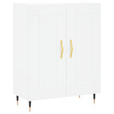 Credenza Bianca 69,5x34x90 cm in Legno truciolato