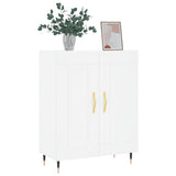 Credenza Bianca 69,5x34x90 cm in Legno truciolato