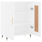 Credenza Bianca 69,5x34x90 cm in Legno truciolato