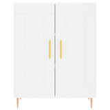 Credenza Bianca 69,5x34x90 cm in Legno truciolato