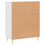 Credenza Bianca 69,5x34x90 cm in Legno truciolato
