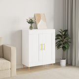Credenza Bianca 69,5x34x90 cm in Legno truciolato