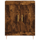 Credenza Rovere Fumo 69,5x34x90 cm in Legno truciolato