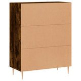 Credenza Rovere Fumo 69,5x34x90 cm in Legno truciolato