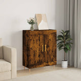 Credenza Rovere Fumo 69,5x34x90 cm in Legno truciolato