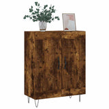 Credenza Rovere Fumo 69,5x34x90 cm in Legno truciolato