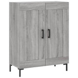 Credenza Grigio Sonoma 69,5x34x90 cm in Legno truciolato