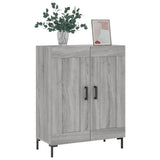 Credenza Grigio Sonoma 69,5x34x90 cm in Legno truciolato