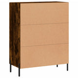 Credenza Rovere Fumo 69,5x34x90 cm in Legno truciolato