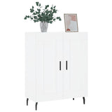 Credenza Bianca 69,5x34x90 cm in Legno truciolato