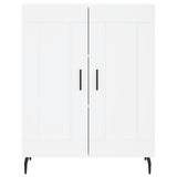 Credenza Bianca 69,5x34x90 cm in Legno truciolato